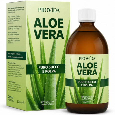 Optima Provida Aloe Vera Succo e Polpa  500 ML