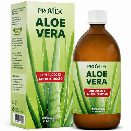 Optima Provida Aloe Vera Con Mirtillo Rosso 500 Ml