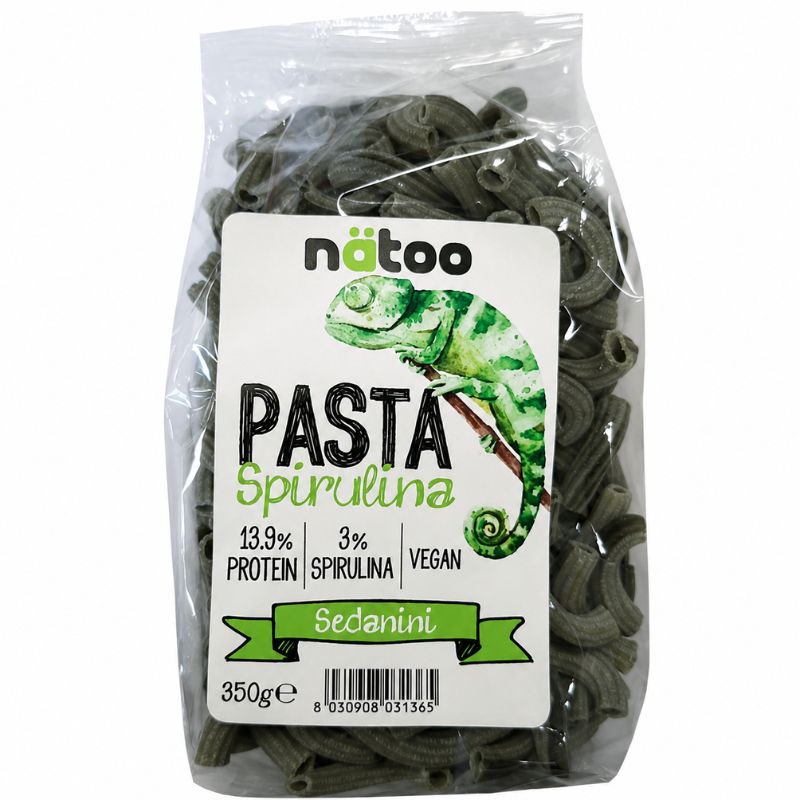 NATOO PASTA SPIRULINA - SEDANINI 350 GRAMMI