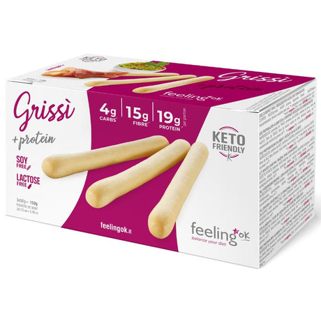 FEELING OK GRISSI' NATURAL START 3 CONFEZIONI DA 50 GRAMMI