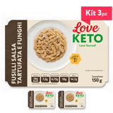 Love Keto Fusilli Proteici Salsa Tartufata E Funghi 150 Grammi