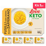 Love Keto Fusilli Proteici Con Crema Allo Zafferano 150 Grammi