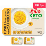 Love Keto Fusilli Proteici Con Crema Allo Zafferano 150 Grammi