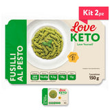 Love Keto Fusilli Proteici Al Pesto 150 Grammi