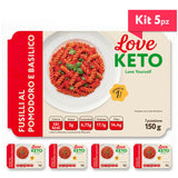 Love Keto Fusilli Proteici Pomodoro E Basilico 150 Grammi