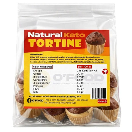 O'Food Natural Keto Tortine 100 Grammi