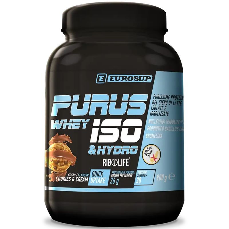 Eurosup Purus Whey Iso & Hydro 900 Grammi