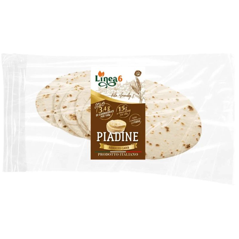 Linea 6 Piadina Reduced Carb 3 Piadine Da 100 Grammi