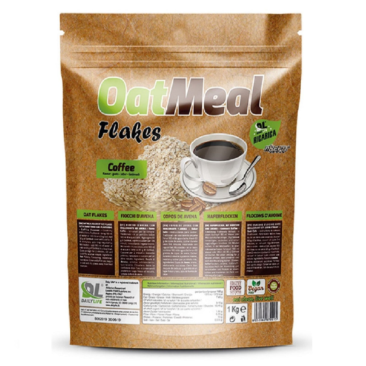 DAILY LIFE OATMEAL FLAKES FIOCCHI DI AVENA 1 KG