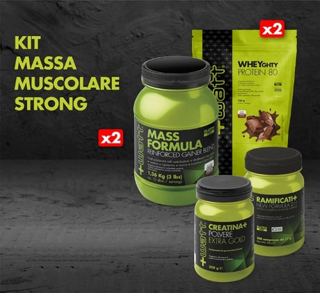 +WATT KIT MASSA MUSCOLARE STRONG