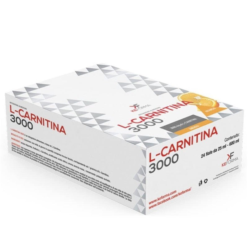 KEFORMA L-CARNITINA 3000 24 FIALE GUSTO ARANCIA