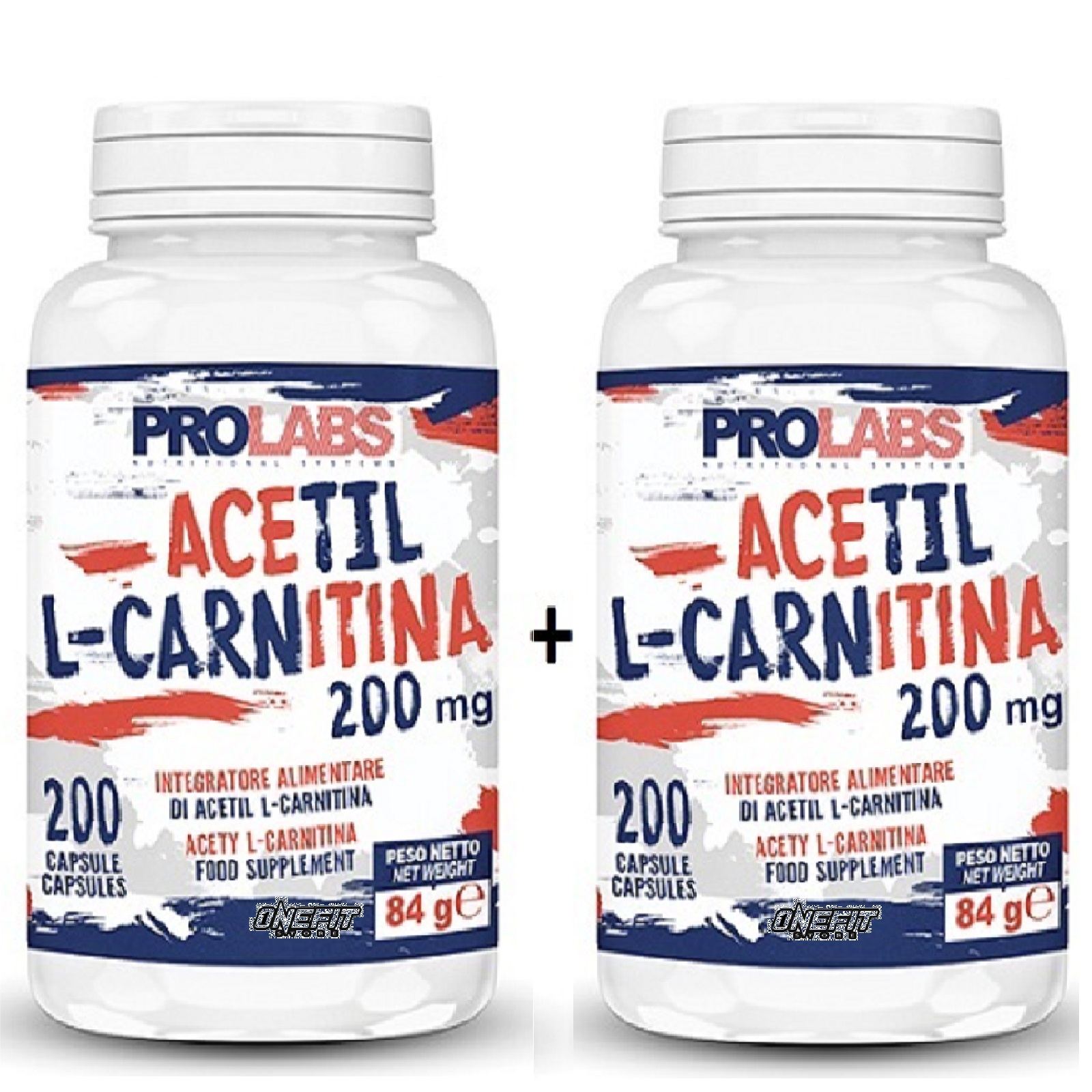 PROLABS ACETIL L-CARNITINA 2 CONFEZIONI DA 200 COMPRESSE – Onefitstore