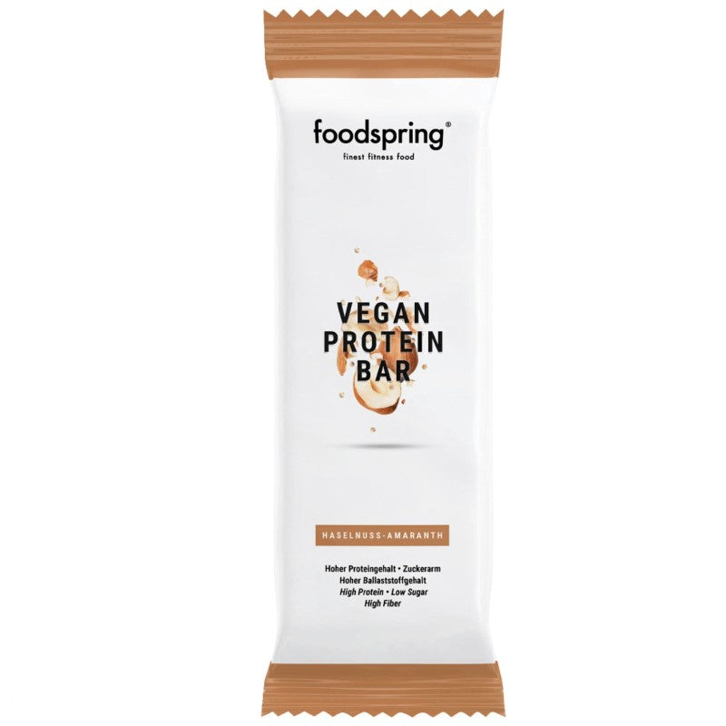 foodspring barretta proteica vegana da 60 grammi