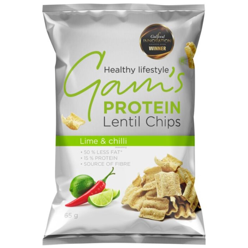Gam's Protein Lentil Chips 65 Grammi