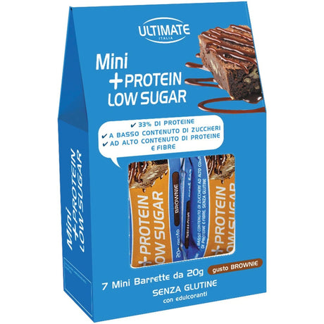 Ultimate Italia Mini + Protein Low Sugar 7 Barrette Da 20 Grammi