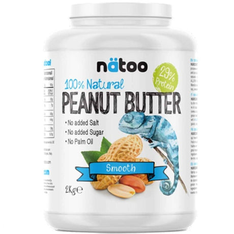 NATOO 100% PEANUT BUTTER SMOOTH 2KG