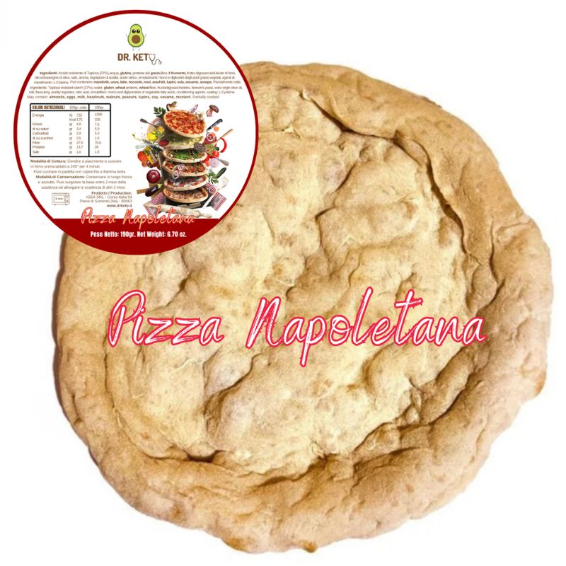 Dr. Keto Base Per Pizza Low Carb 190 Grammi