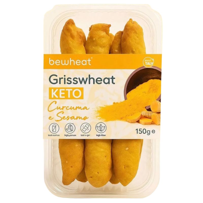 Bewheat Grisswheat Keto Curcuma e Sesamo 150 Grammi