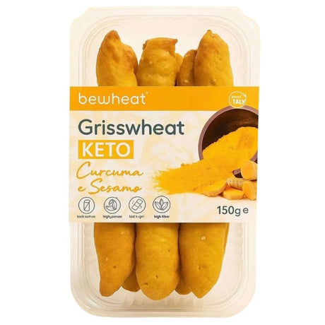 Bewheat Grisswheat Keto Curcuma e Sesamo 150 Grammi