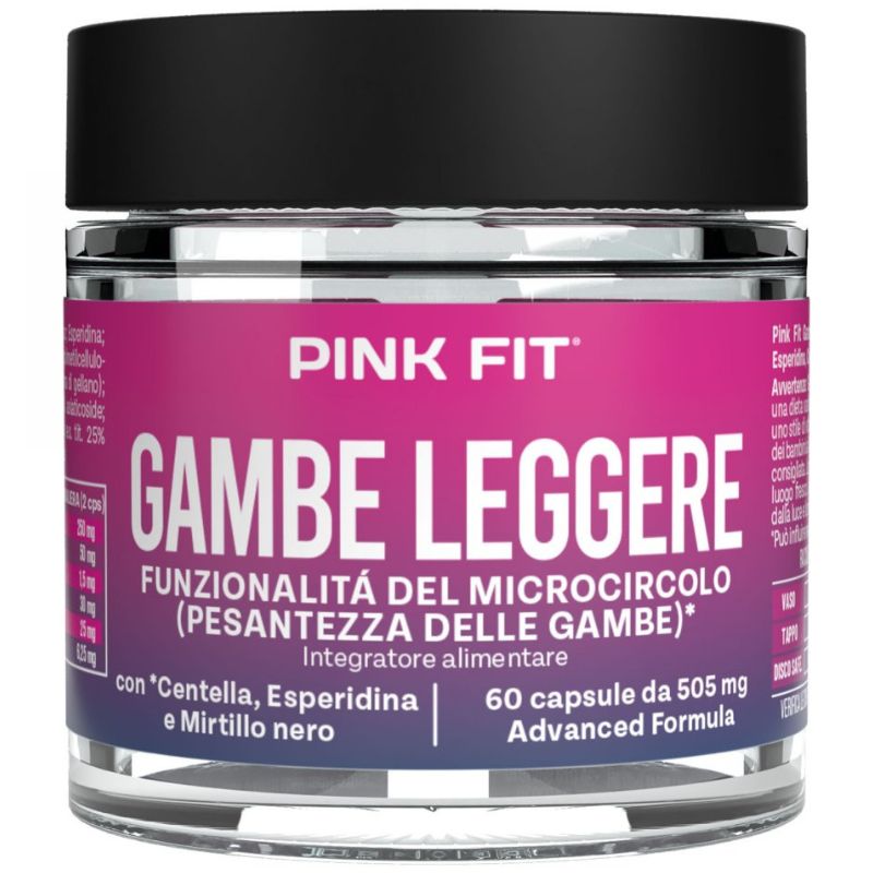 Pink Fit Gambe Leggere 60 Capsule