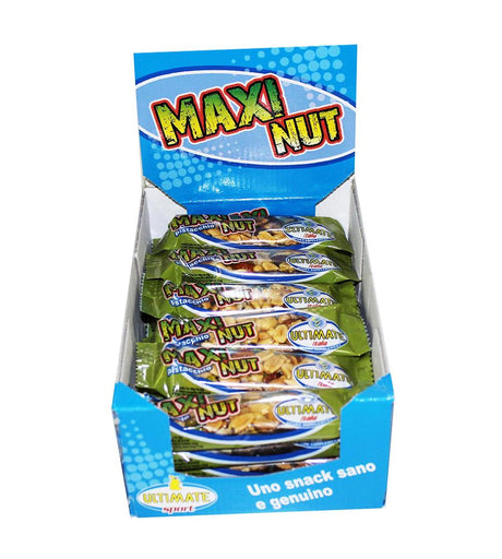 Ultimate Italia Maxi Nut Box Da 24 Barrette Da 35 Grammi Gusto Pistacchio