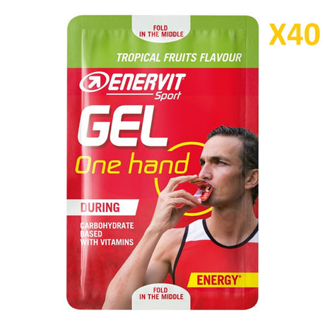 Enervit GEL One hand box da 40 easysnap Frutti tropicali