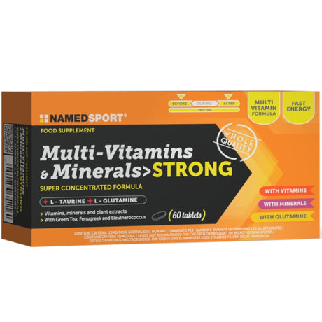 NAMED SPORT MULTI VITAMINS & MINERAL STRONG 60 TAVOLETTE