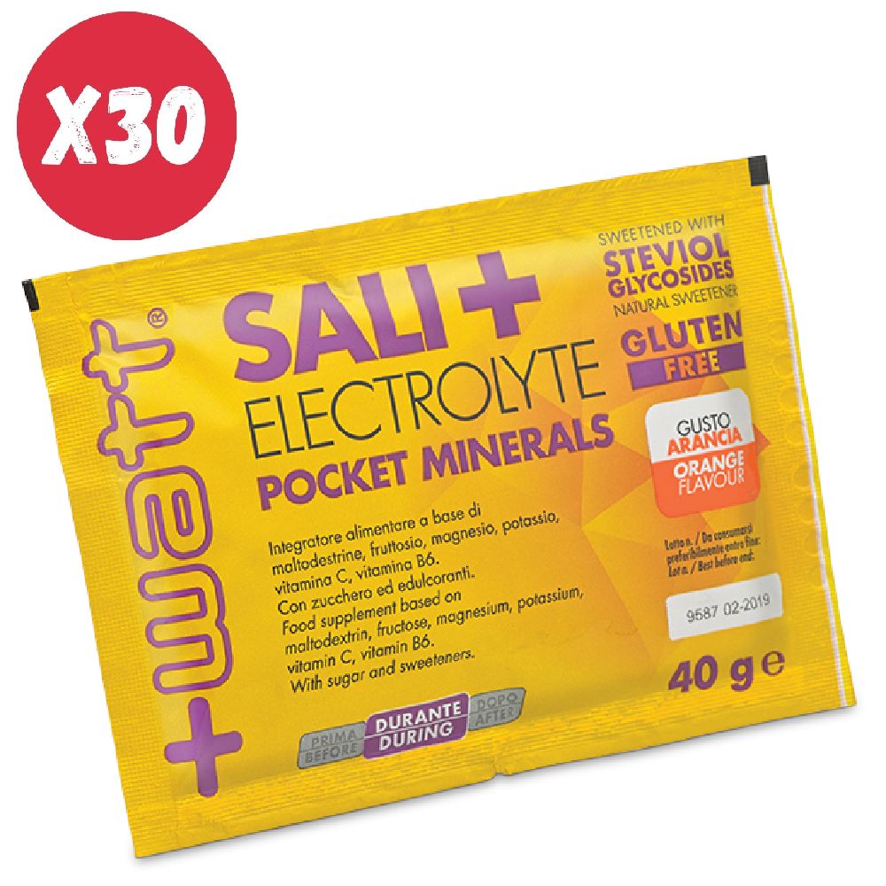 +WATT SALI+ ELECTROLYTE POCKET MINERALS 30 BUSTINE DA 40 GRAMMI