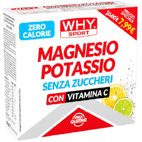 WHY SPORT MAGNESIO E POTASSIO 10 BUSTINE SENZA ZUCCHERI CON VIT. C