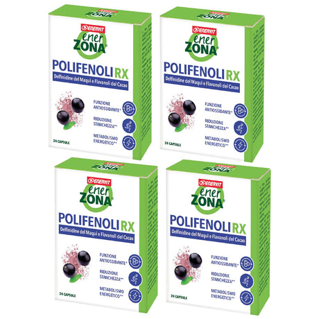 ENERZONA POLIFENOLI RX 4 CONFEZIONI DA 24 CAPSULE