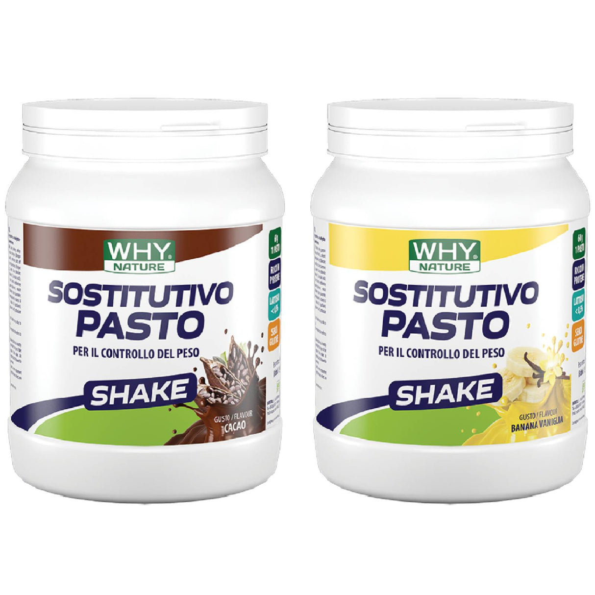 WHY NATURE SOSTITUTIVO PASTO SHAKE 480 GRAMMI