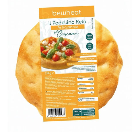 Bewheat Padellino Keto Gusto Curcuma 210 Grammi