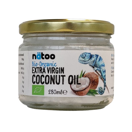 Natoo Coconut Oil Biologico Extra Vergine 280 Ml