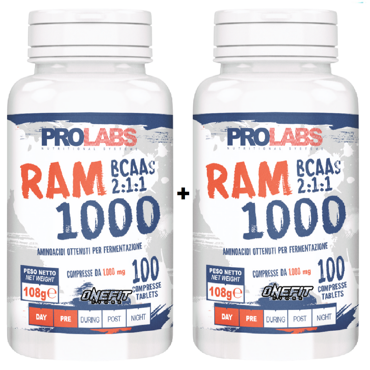 PROLABS RAM 1000 2 CONFEZIONI DA 100 COMPRESSE