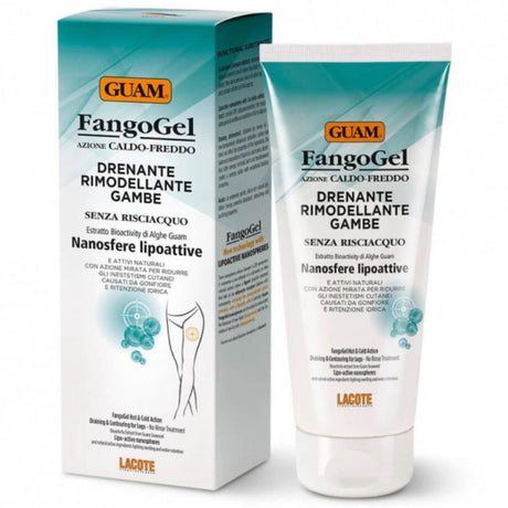 Guam FangoGel Azione Caldo-Freddo Drenante Rimodellante Gambe 200 Ml