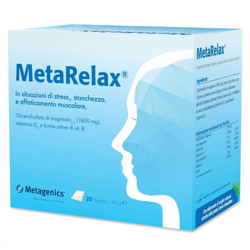 Metagenics Metarelax New 20 Bustine