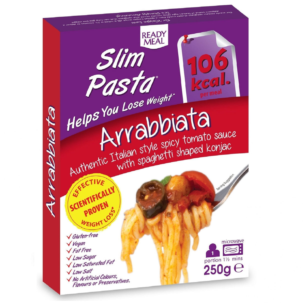 EATWATER SLIM PASTA ARRABBIATA 250 GRAMMI