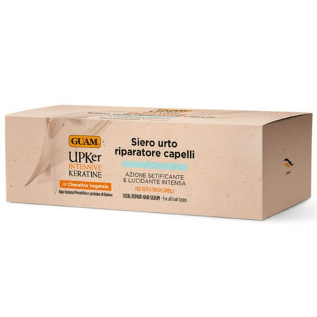 Guam Upker Intensive Keratine Siero Urto Riparatore Capelli 8 Flaconi Da 10 Ml