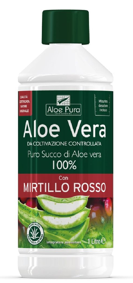 OPTIMA ALOE VERA SUCCO MIRTILLO ROSSO 1 LITRO