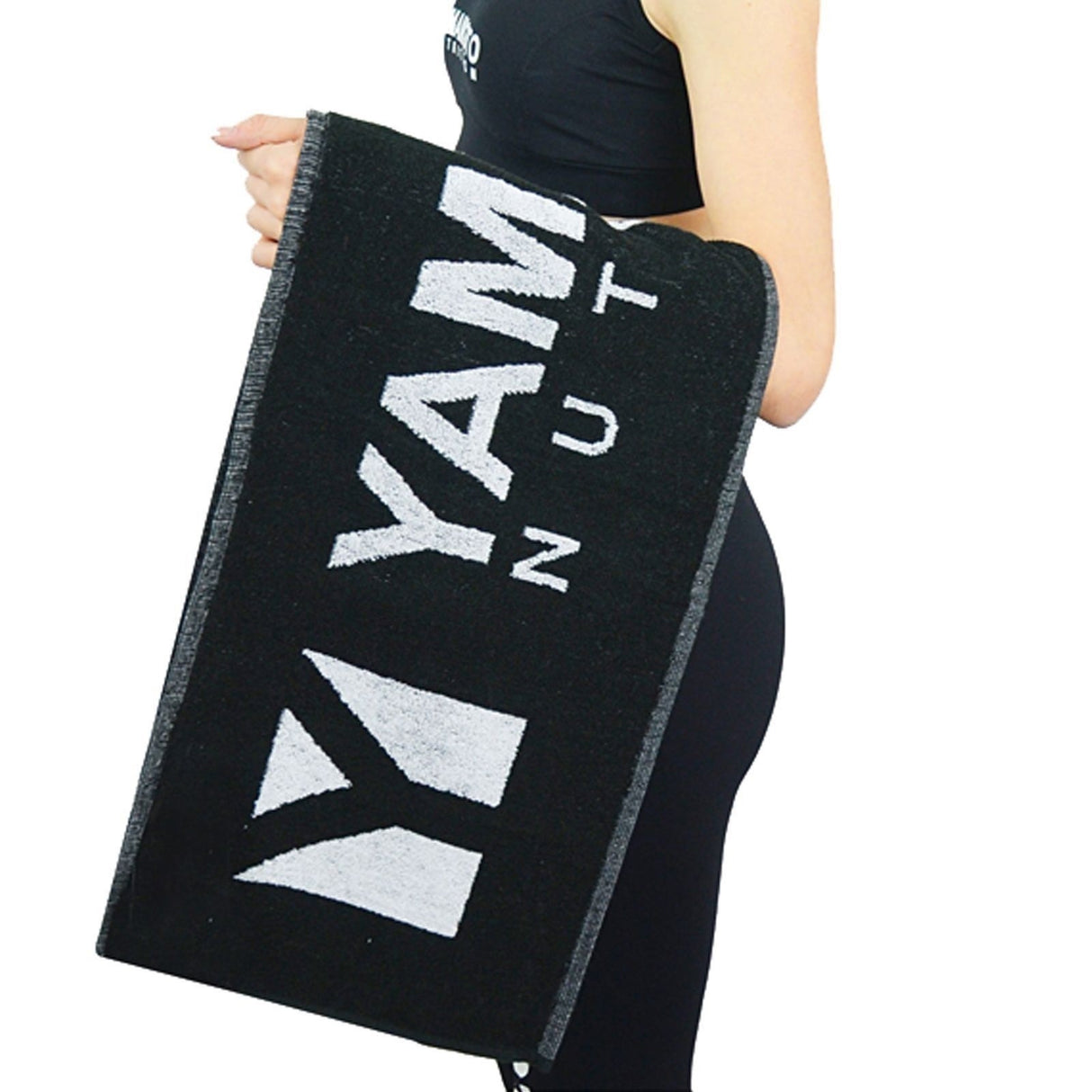 YAMAMOTO NUTRITION TOWEL TELO NERO 30X90 CM