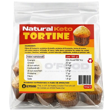 O'Food Natural Keto Tortine 100 Grammi