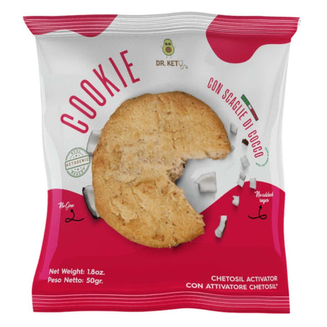 Dr.Keto Cookie Con Scaglie Di Cocco 50 Grammi