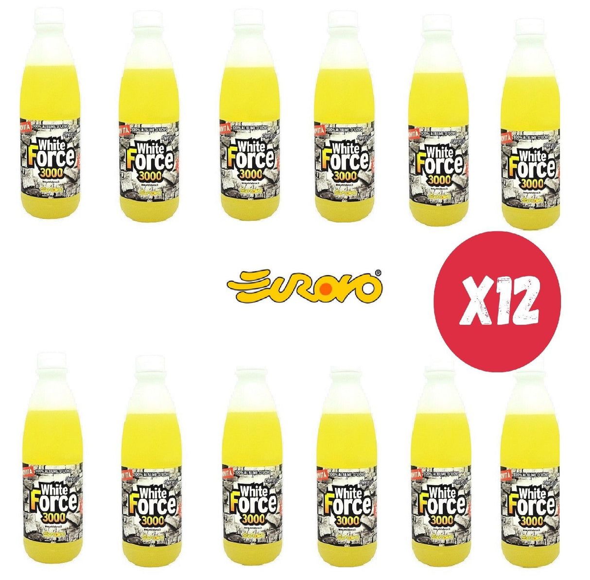 EUROVO WHITE FORCE 3000 12 CONFEZIONI DA 1 KG