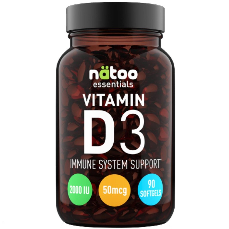 NATOO ESSENTIALS VITAMIN D3 90 SOFTGELS