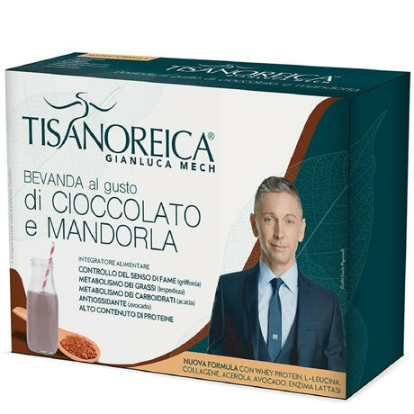 TISANOREICA BEVANDA AL GUSTO DI CIOCCOLATO E MANDORLA 4 BUSTE DA 30 GRAMMI