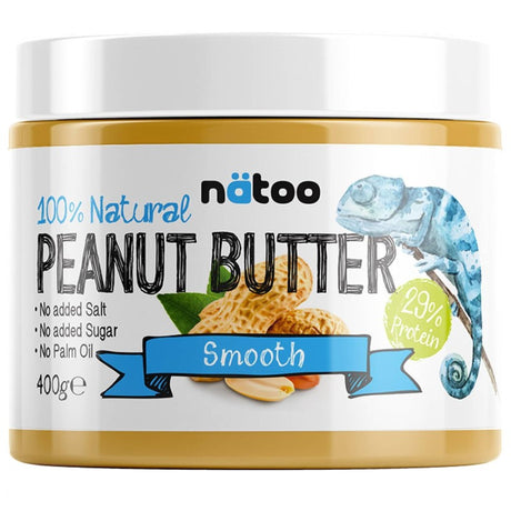 NATOO 100% PEANUT BUTTER SMOOTH 400 GRAMMI