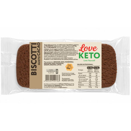 Love Keto Biscotti Proteici Cacao 50 Grammi