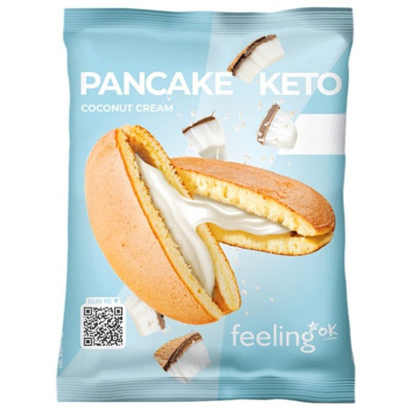 Feeling Ok Pancake Keto Ripieno Crema Al Cocco 50 Grammi