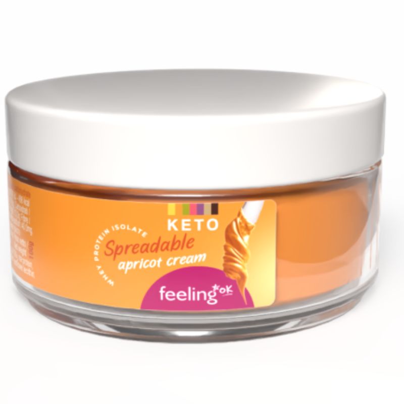 Feeling ok Crema Spalmabile +Protein Albicocca 250 Grammi