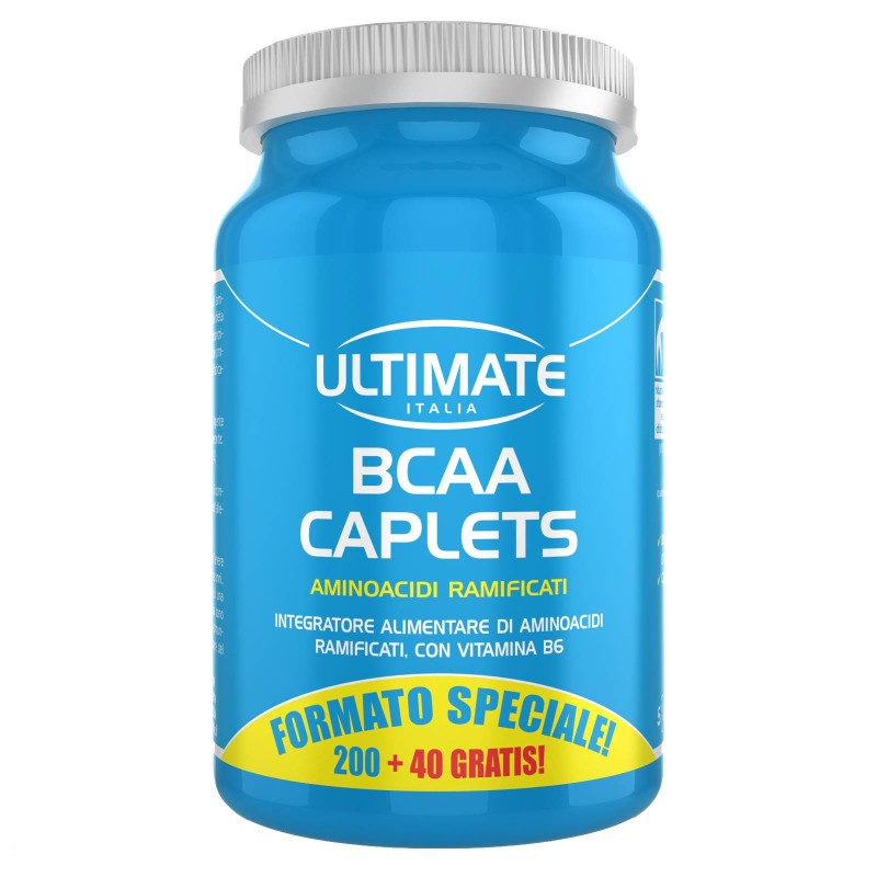 Ultimate Italia Bcaa Caplets 200 capsule + 40 In Omaggio